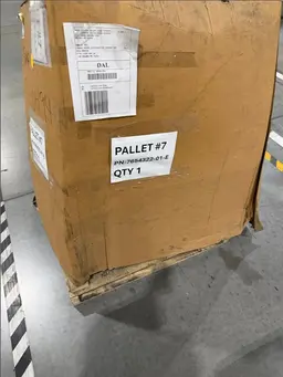 Image of 1 Pallet Containing a Seat for Model 3