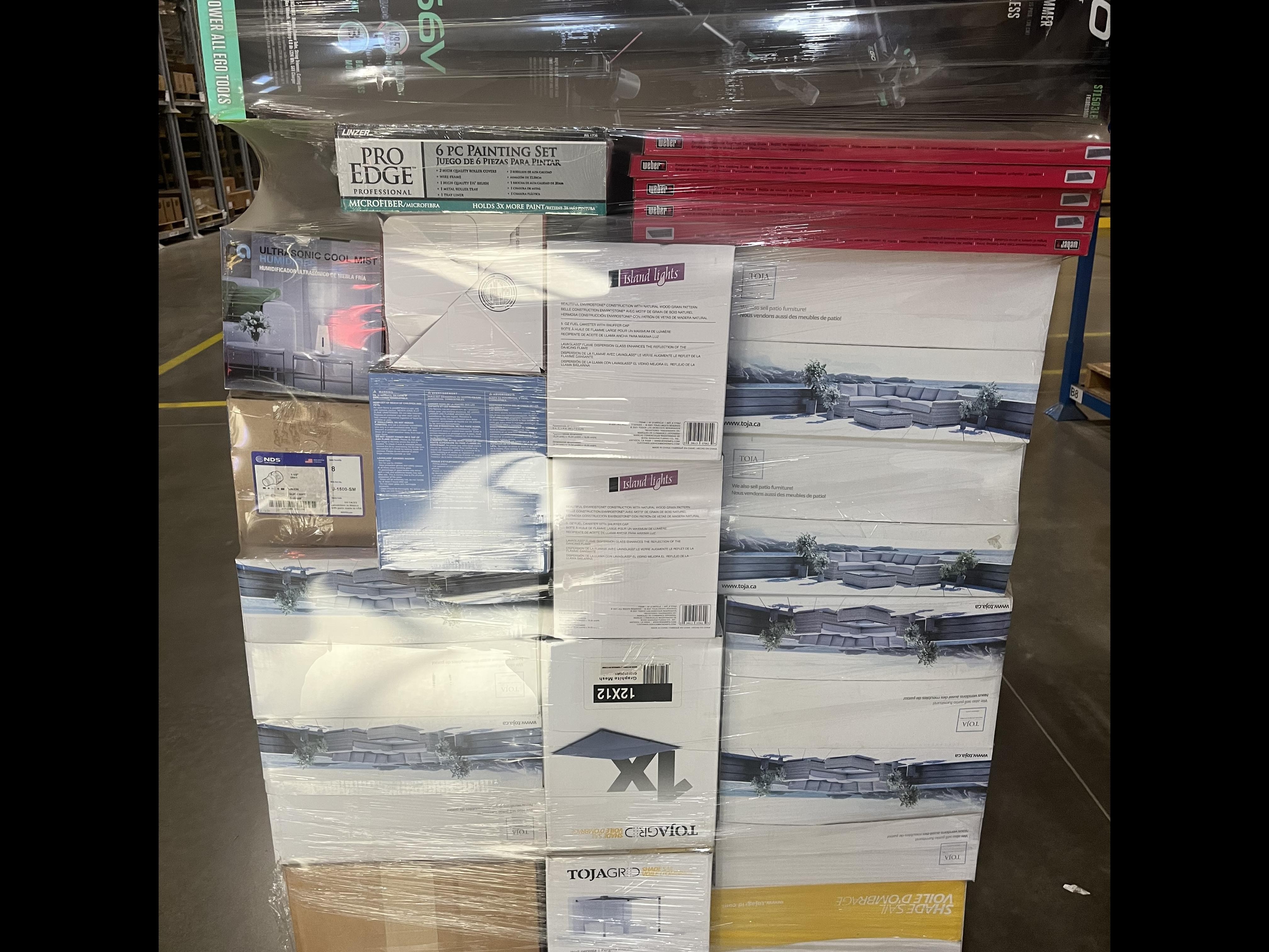 6 Pallets of UNMANIFESTED Mixed Merchandise, Jefferson, GA