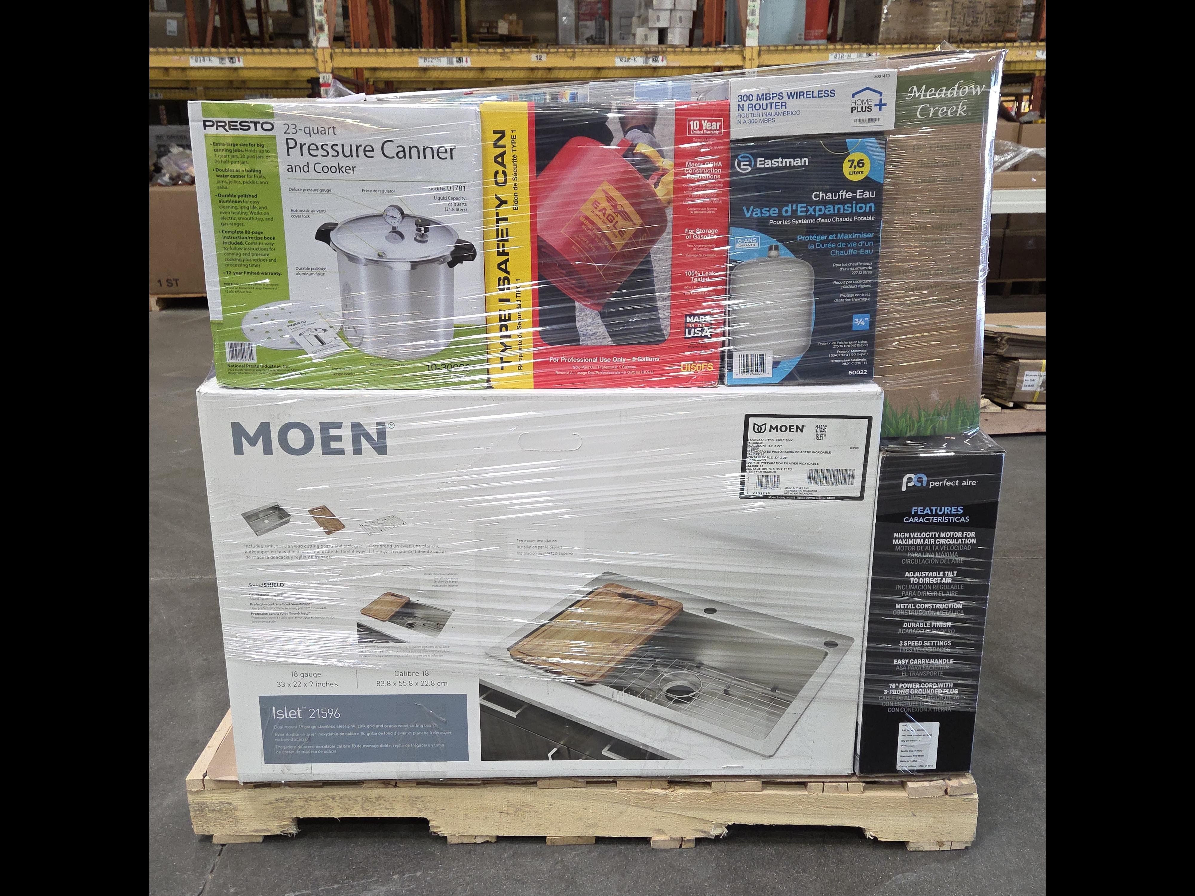 5 Pallets of UNMANIFESTED Mixed Merchandise, Prescott Valley, AZ