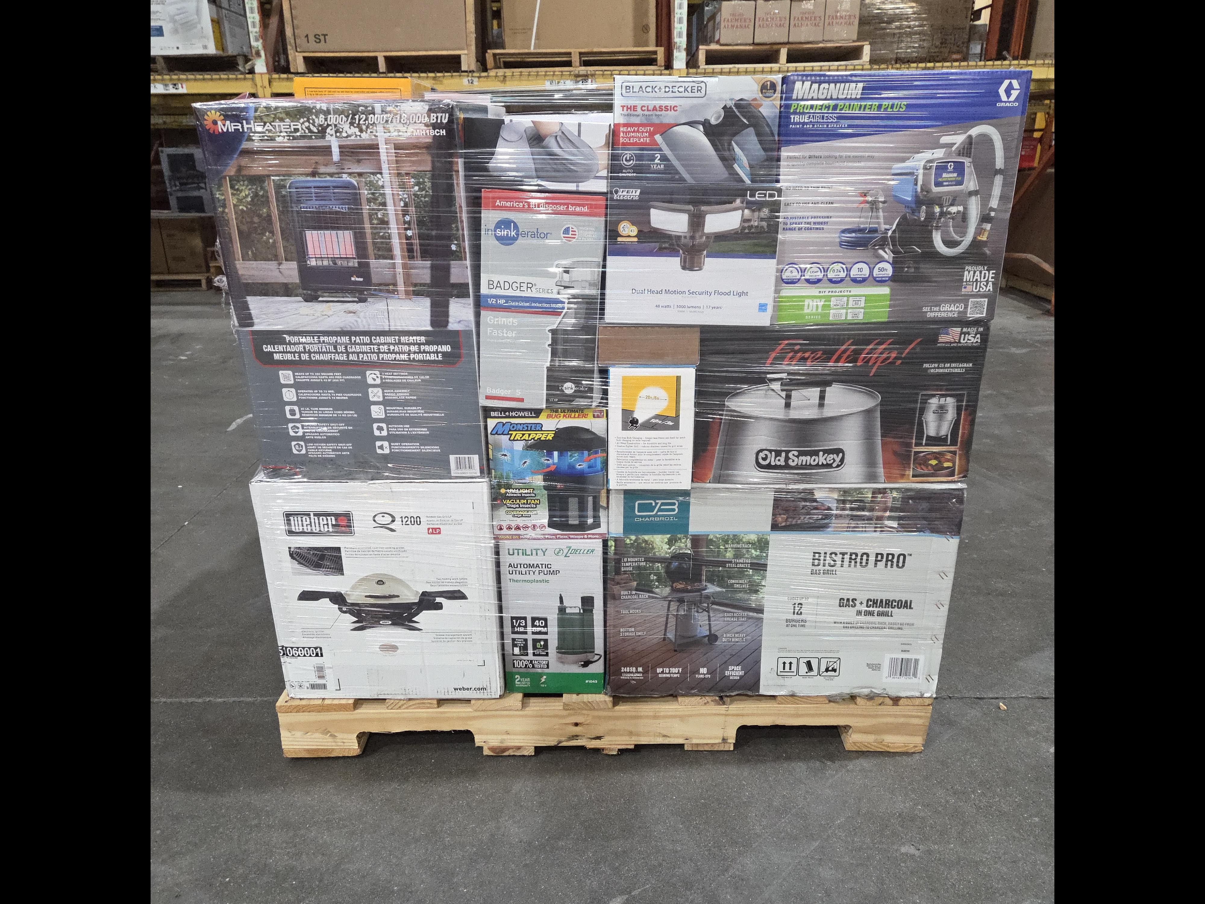 4 Pallets of UNMANIFESTED Mixed Merchandise, Prescott Valley, AZ