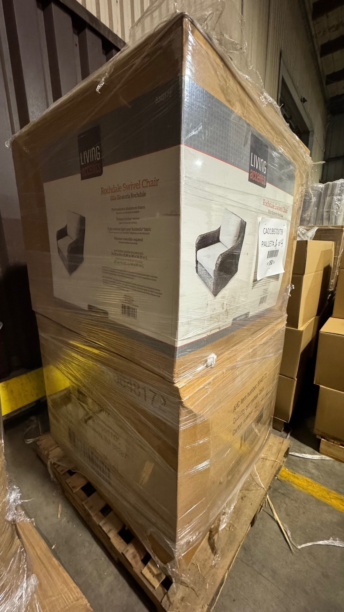 4 Pallets of UNMANIFESTED Mixed Merchandise, Like New Condition