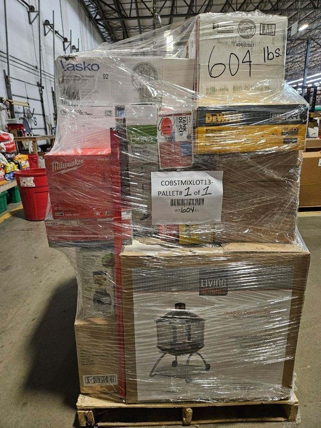 1 Pallet of UNMANIFESTED Mixed Merchandise, Like New Condition, Colorado Springs, CO Closes