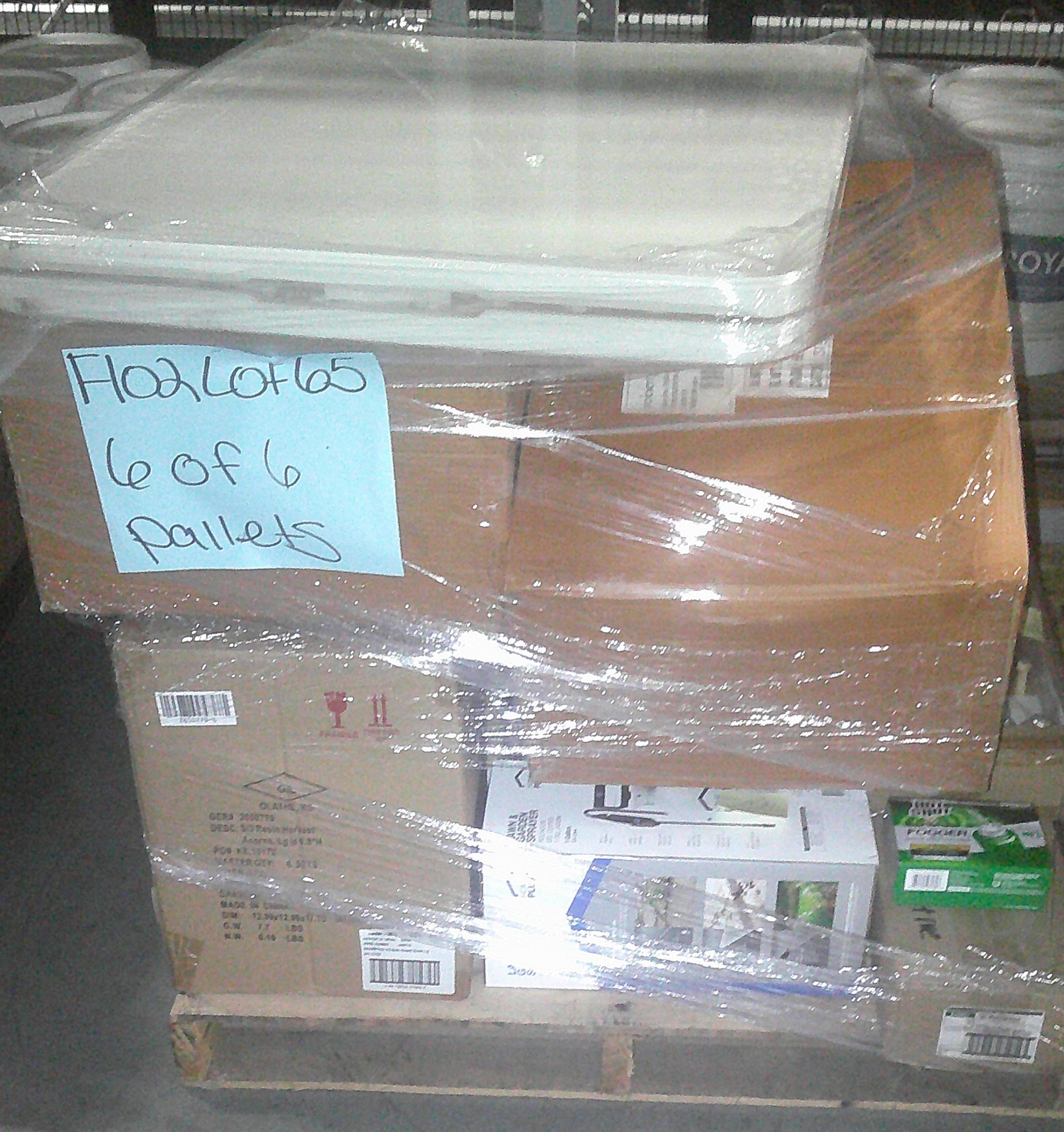 6 Pallets of UNMANIFESTED Mixed Merchandise, Plant City, FL