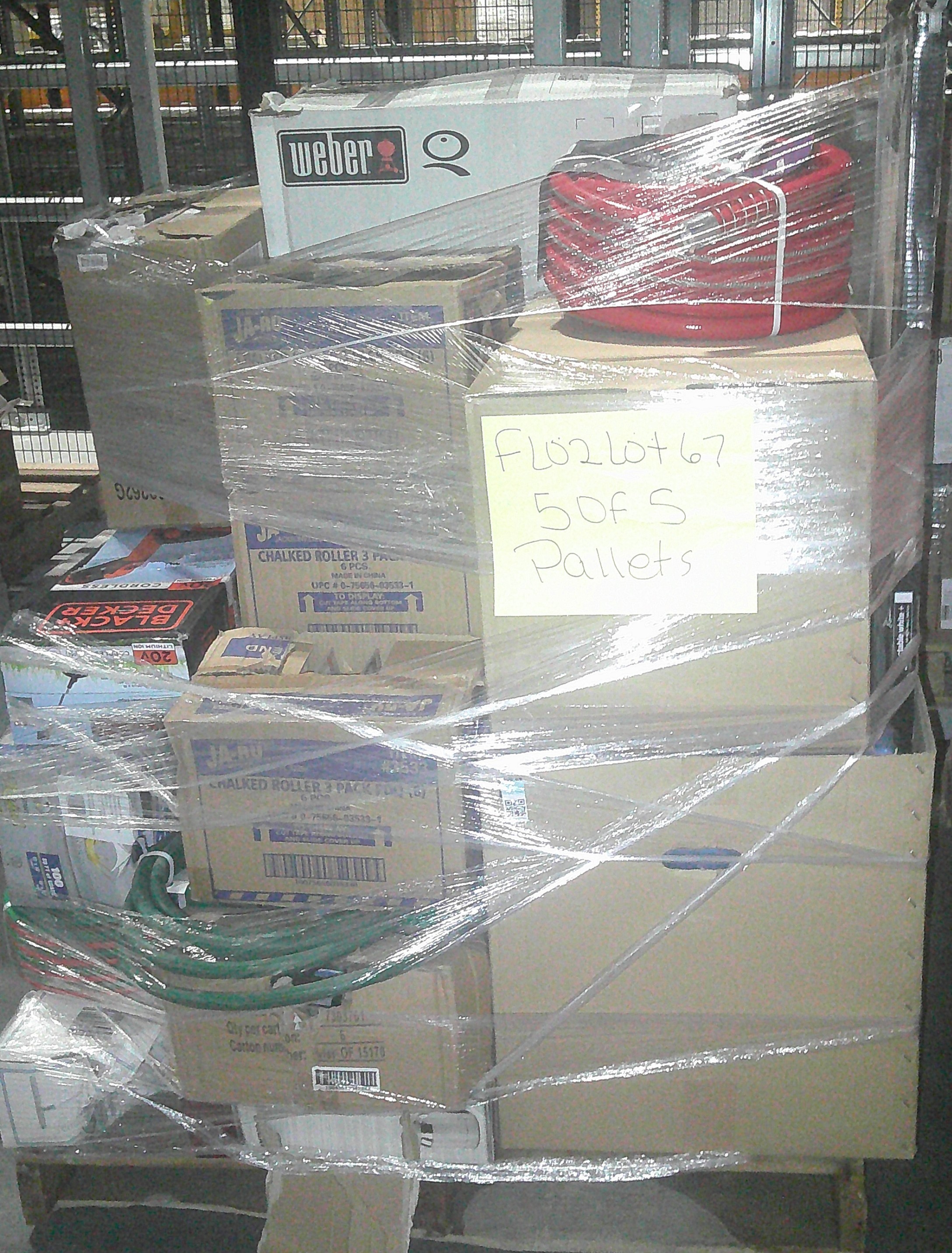 6 Pallets of UNMANIFESTED Mixed Merchandise, Plant City, FL