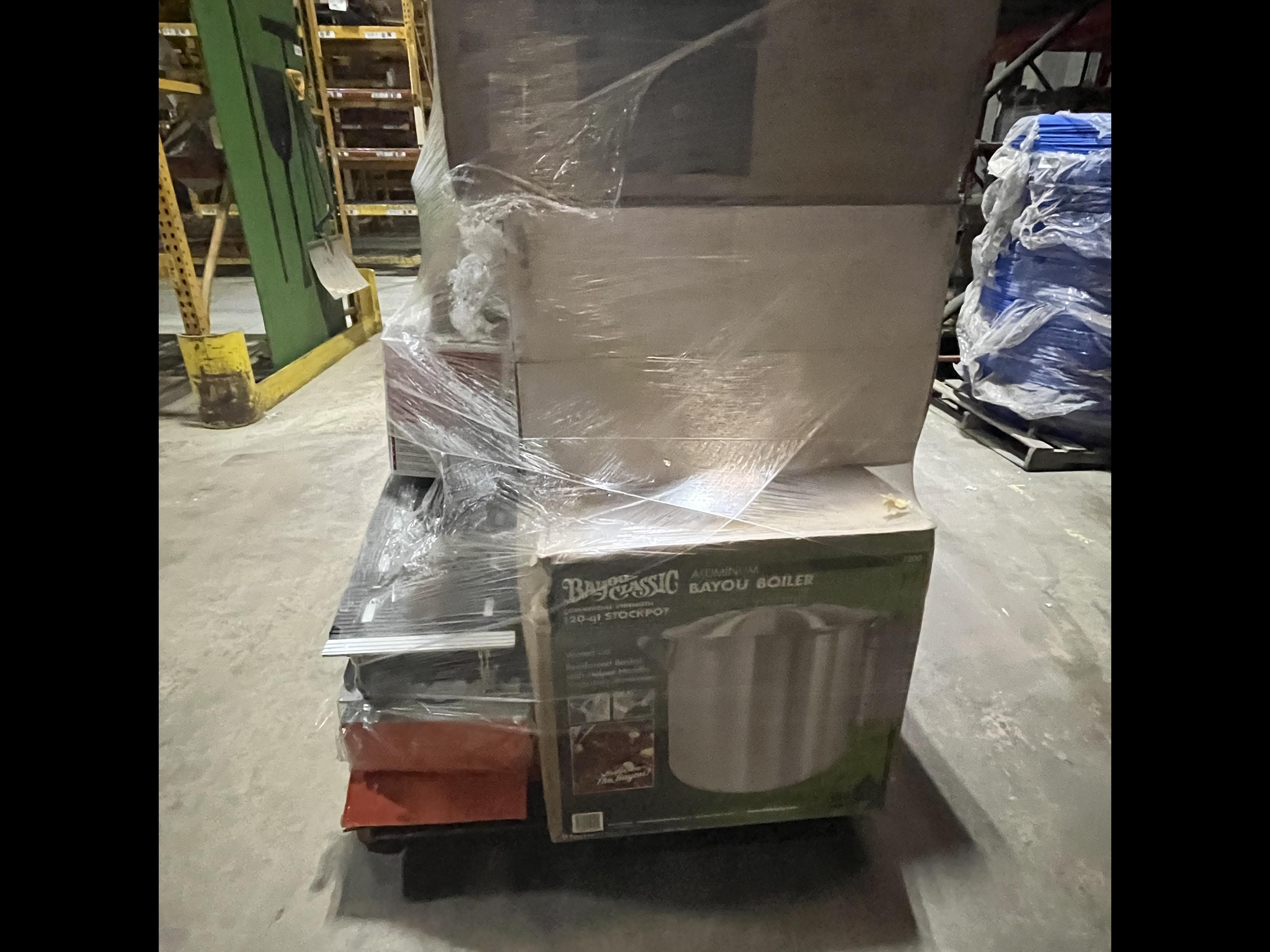 6 Pallets of UNMANIFESTED Mixed Merchandise, Used Fair Condition