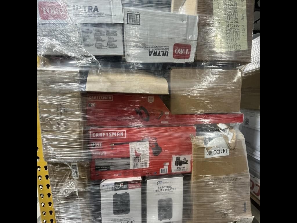 Truckload of UNMANIFESTED Mixed Merchandise, Used - Good Condition ...