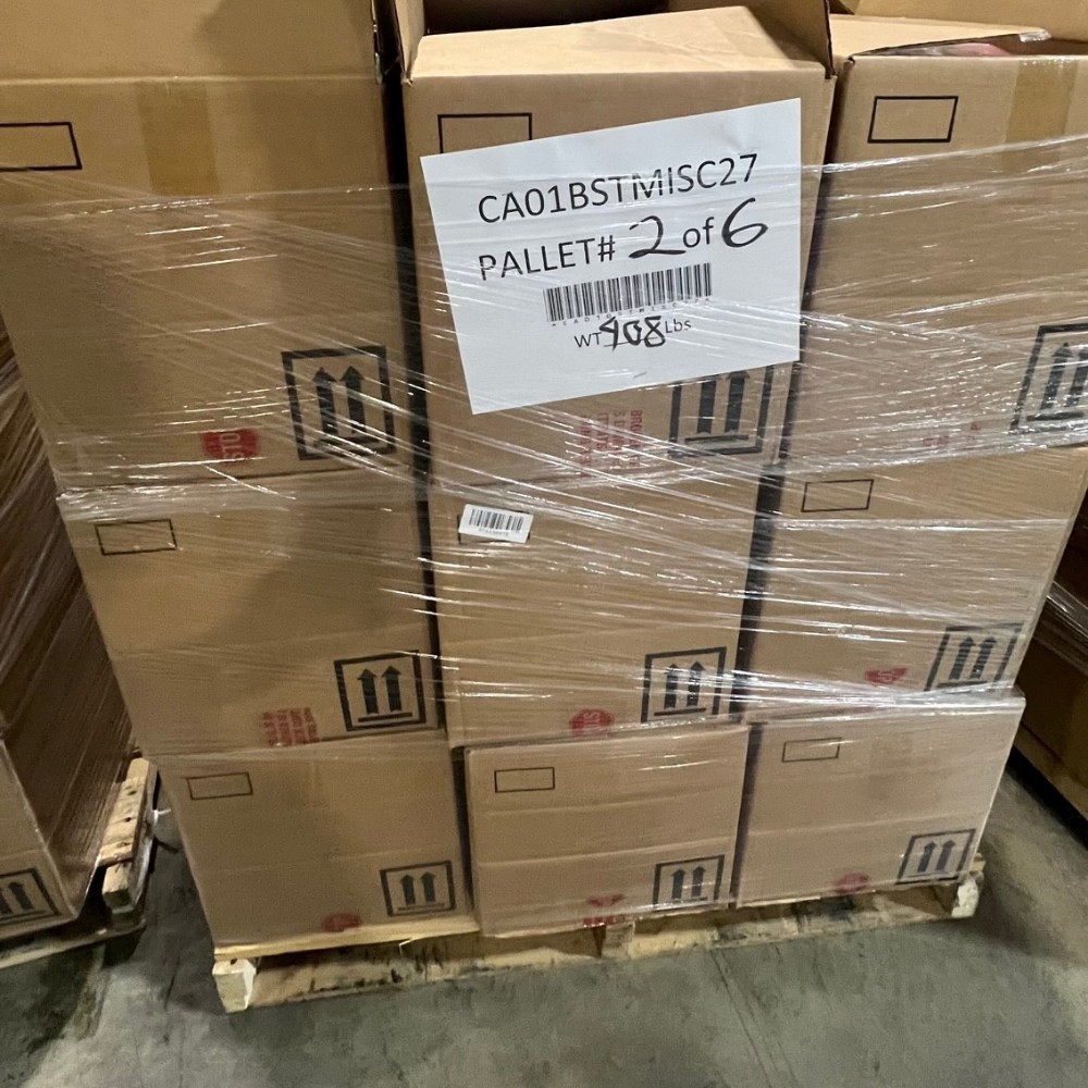 6 Pallets of UNMANIFESTED Mixed Merchandise, Like New Condition