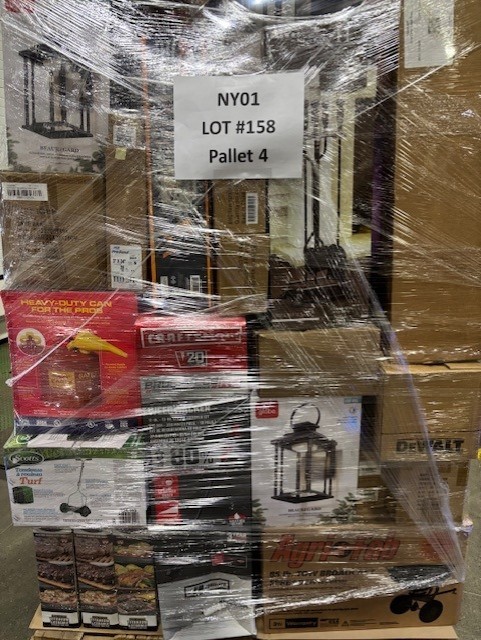 4 Pallets of UNMANIFESTED Mixed Merchandise, Gansevoort, NY