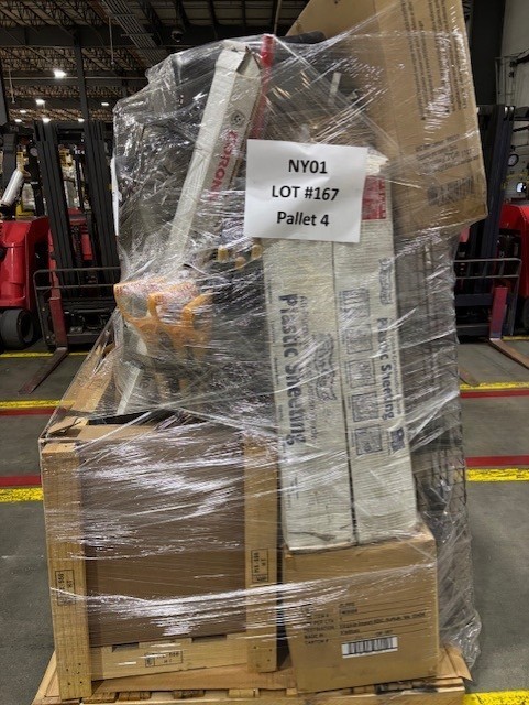 4 Pallets of UNMANIFESTED Mixed Merchandise, Gansevoort, NY