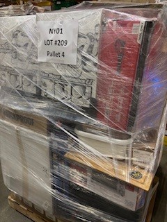 4 Pallets of UNMANIFESTED Mixed Merchandise, Gansevoort, NY