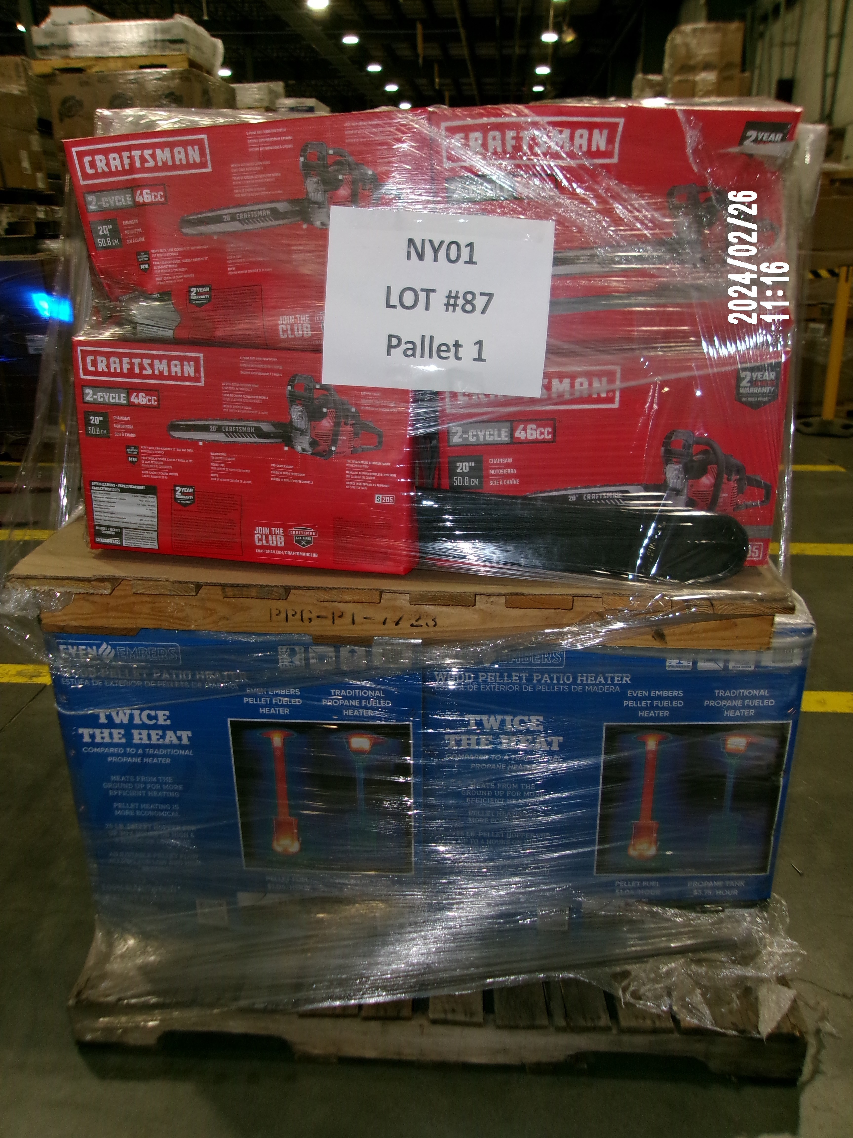 4 Pallets of UNMANIFESTED Mixed Merchandise, Gansevoort, NY