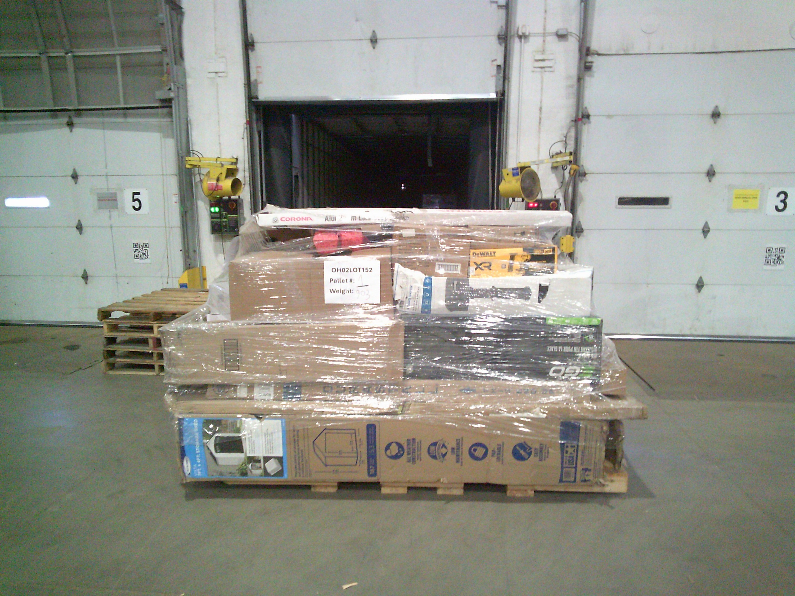 5 Pallets of UNMANIFESTED Mixed Merchandise, West Jefferson, OH