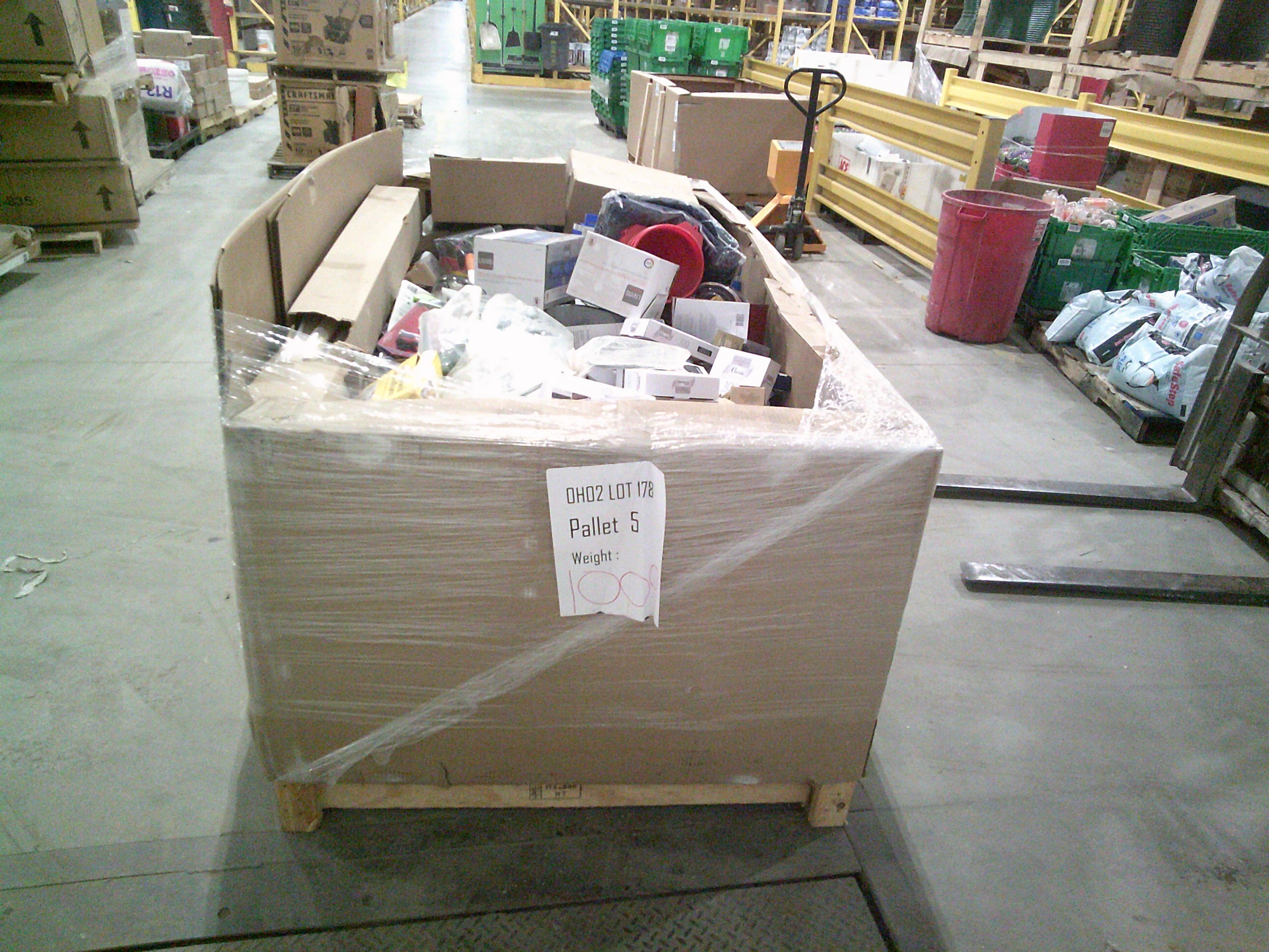 5 Pallets of UNMANIFESTED Mixed Merchandise, West Jefferson, OH
