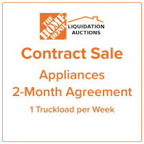 Home Depot 2-Month Agreement: 1 Truckload per Week of Appliances, .com Inventory, Used-Fair Condition, Various Locations