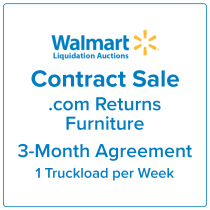 Walmart 3-Month Agreement: 1 Truckload per Week of Furniture, .com Returns, Indianapolis, IN