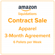 Amazon B-Stock Blue 3-Month Agreement: 6 Pallets per Week of Apparel, Sortable Inventory, Used-Good, Hebron, KY