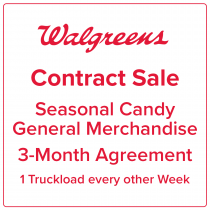 Walgreens 3-Month Agreement: 1 Truckload every other Week of Seasonal & General Merchandise, Like New Condition, Woodland, CA