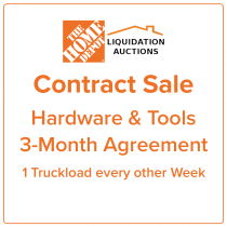 Home Depot 3-Month Agreement: 1 Truckload every other Week of Tools & Hardware, .com Inventory, Used-Fair Condition, Pittston, PA