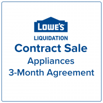 Lowe's 3-Month Take-All Agreement: Est. 2-4 TL per Month of Mixed Appliances, Used Condition, Baltimore, MD
