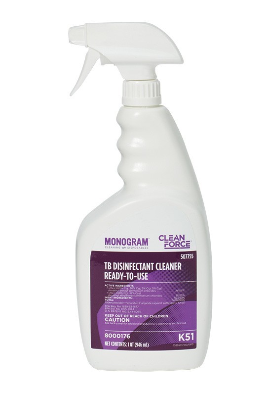 930 Cases (Est. 12 Pallets) of 32 oz Clean Force Disinfectant Cleaner