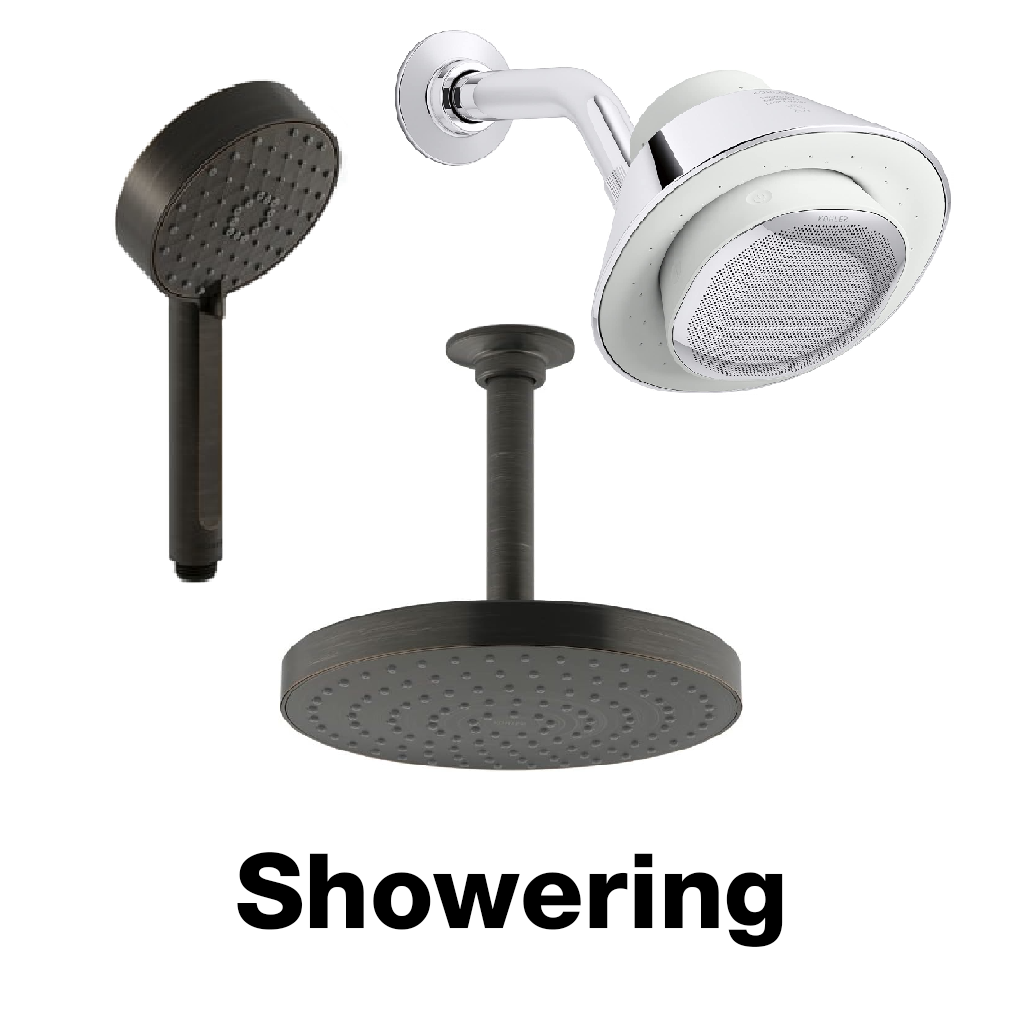 1 Pallet of Handshowers & Handshower Holders by Kohler Ext. Retail $92,695, DeSoto, TX