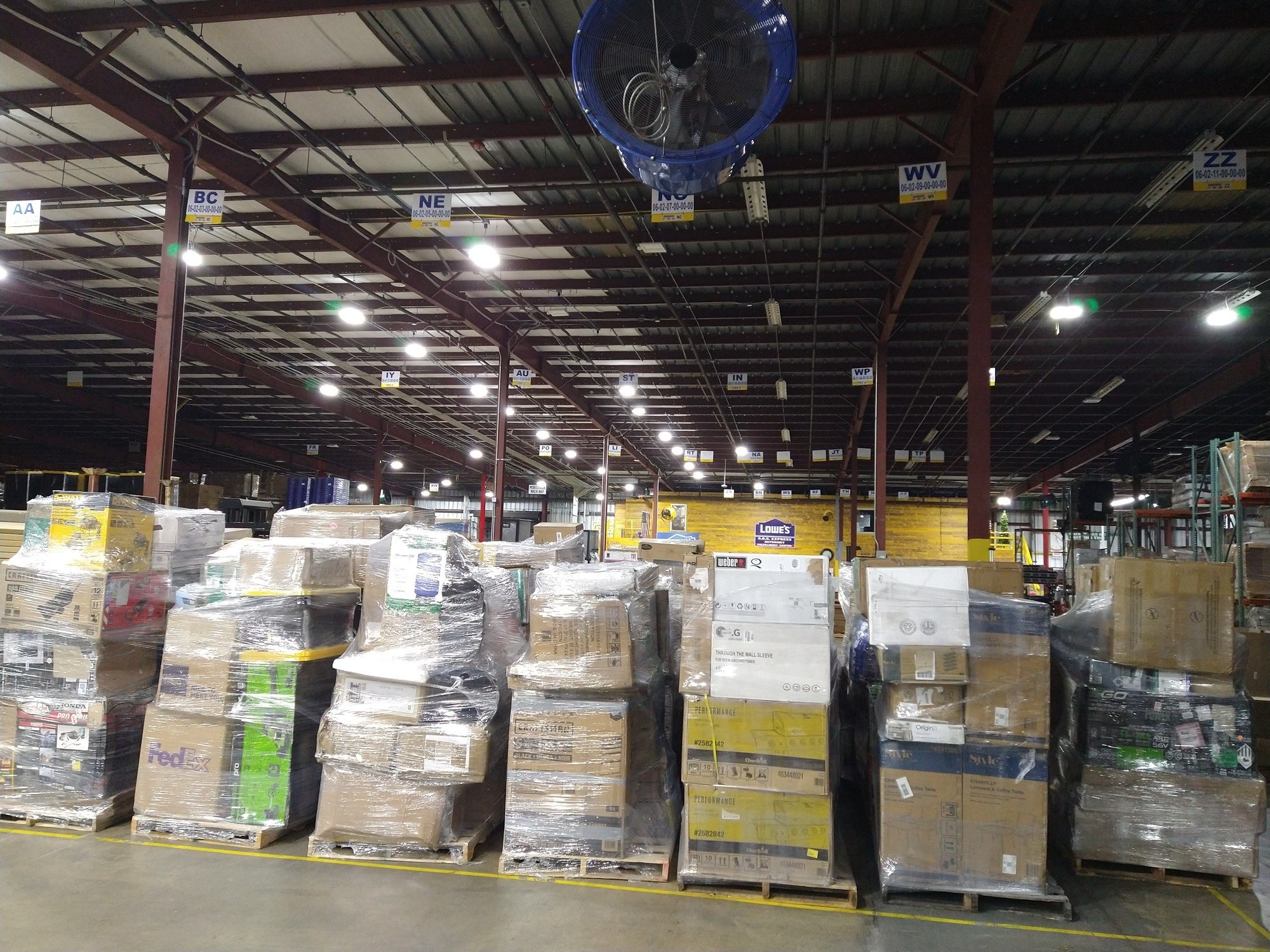 Truckload (20 Pallets) of Unmanifested Merchandise, Returns