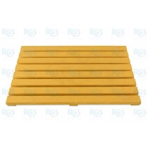 1 x 40' Shipping Container of Plastic Wood Bathroom Mats, 3,500 Units, Value $87,500, Grade A/B Condition