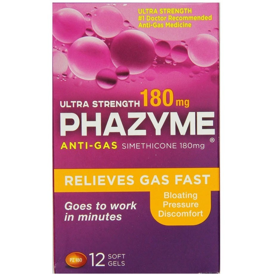 1 Pallet of Phazyme 250 mg Simethicone, Soft Gels 12 Count, Expires 1