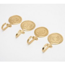 Image of 1 Pallet of Brass Wall Hooks by Home Reflections, 240 Units, New Condition, Ext. Retail $7,440, Bethlehem, PA