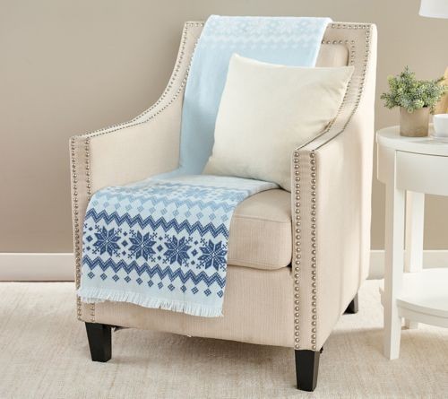 1 Pallet of Fairisle Jacquard Throw Blankets by Home Reflections Ext. Retail $5,655, Florence, SC