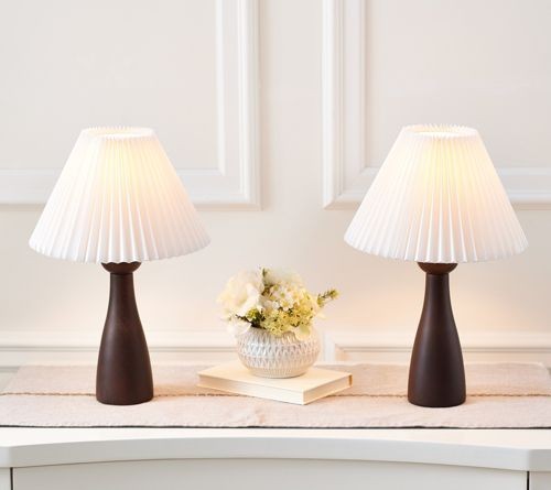 1 Pallet of Wooden Table Lamps by Bright Bazaar, 32 Sets, Ext. Retail $6,016, Florence, SC