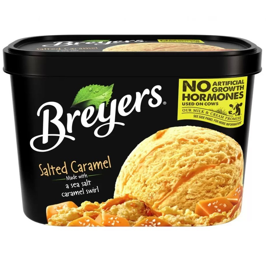 Est. 4 Pallets of Breyers Caramel Ice Cream, 2,/418 Cases, Ext. Retail $18,521, Covington, TN