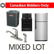 3 Pallets from Wolseley of Plumbing, Shower Doors, Bathroom Fixtures & More, 69 Units, New Condition, Ext. Retail $24,086 USD, Calgary, AB, Canada